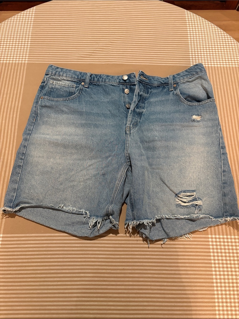 wild fable Light Wash Distressed Denim Shorts